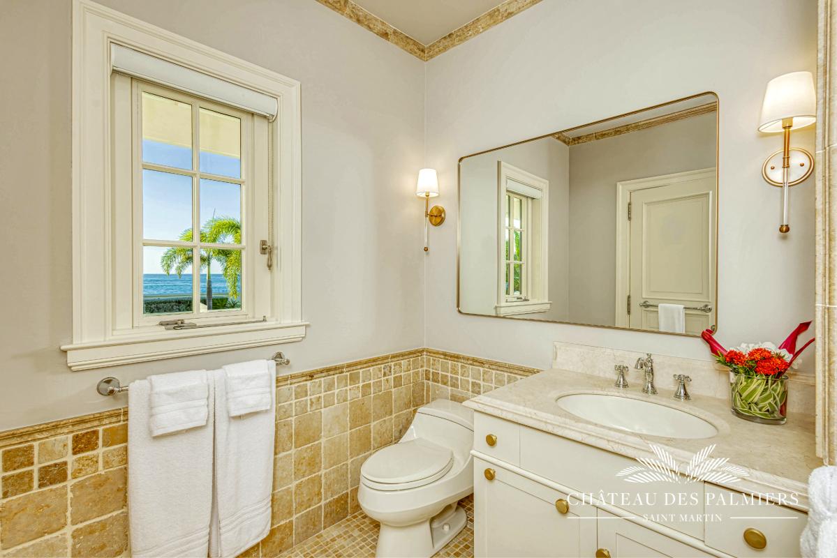 17.Location villa Chateau des Palmiers accés mer Terres Basses Saint Martin